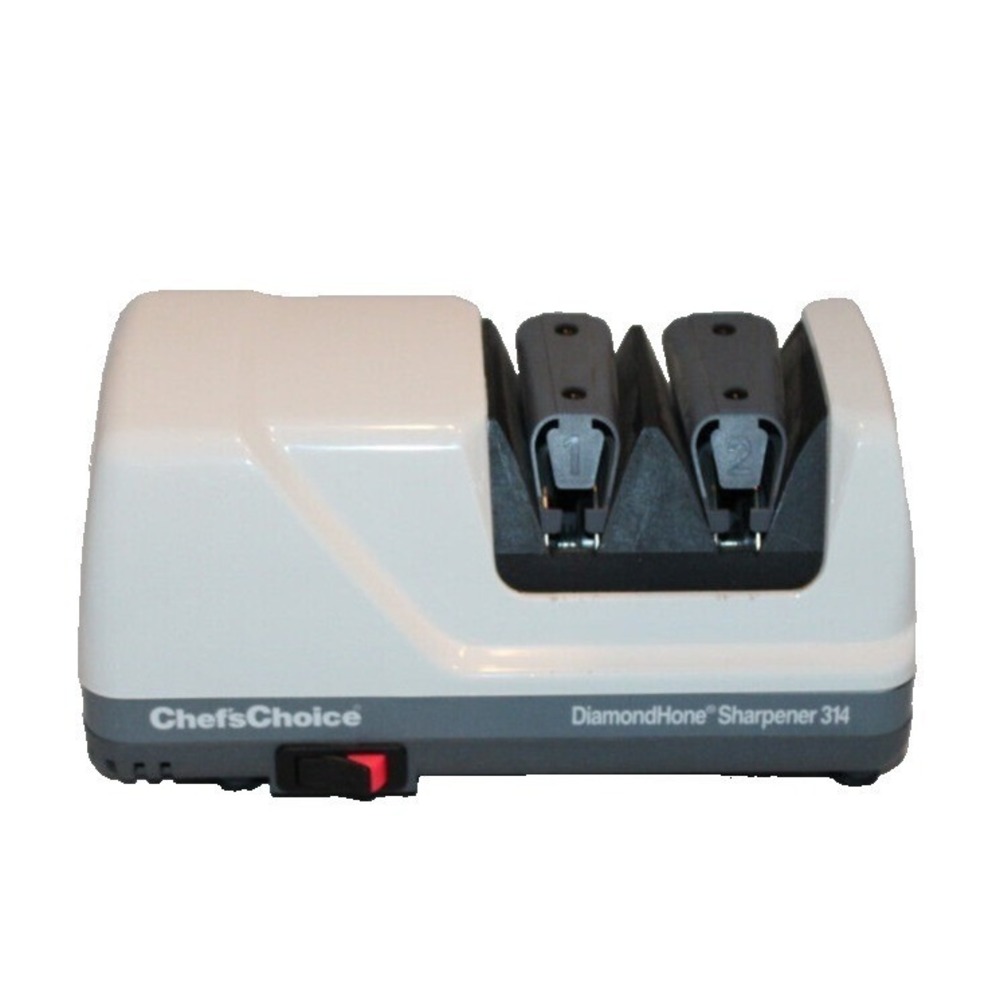 Chef's Choice Diamond Hone Sharpener Model 314 electric 2-stage white WORKS!